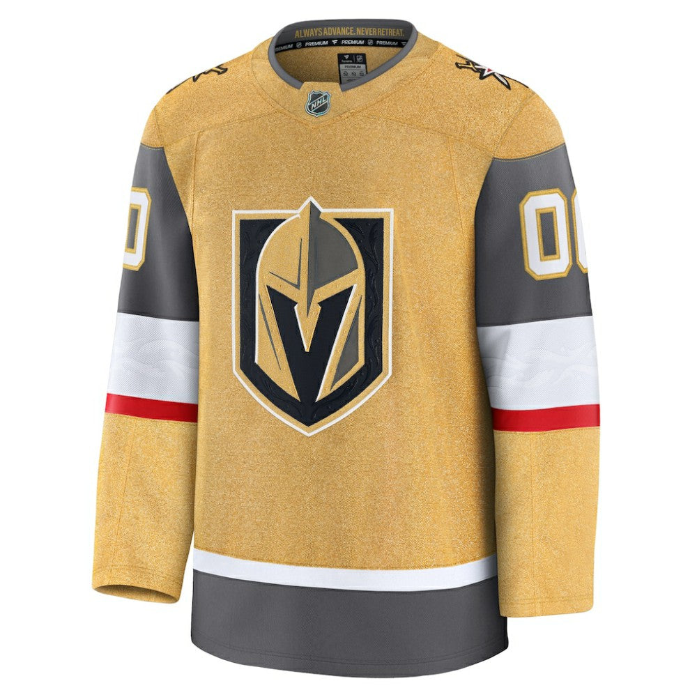 NHL Gold Vegas Golden Knights Fanatics Home Premium Custom Jersey