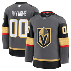 NHL Gray Vegas Golden Knights Fanatics Alternate Premium Custom Jersey