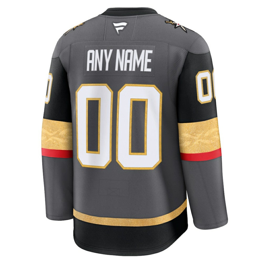 NHL Gray Vegas Golden Knights Fanatics Alternate Premium Custom Jersey