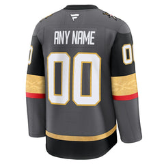 NHL Gray Vegas Golden Knights Fanatics Alternate Premium Custom Jersey