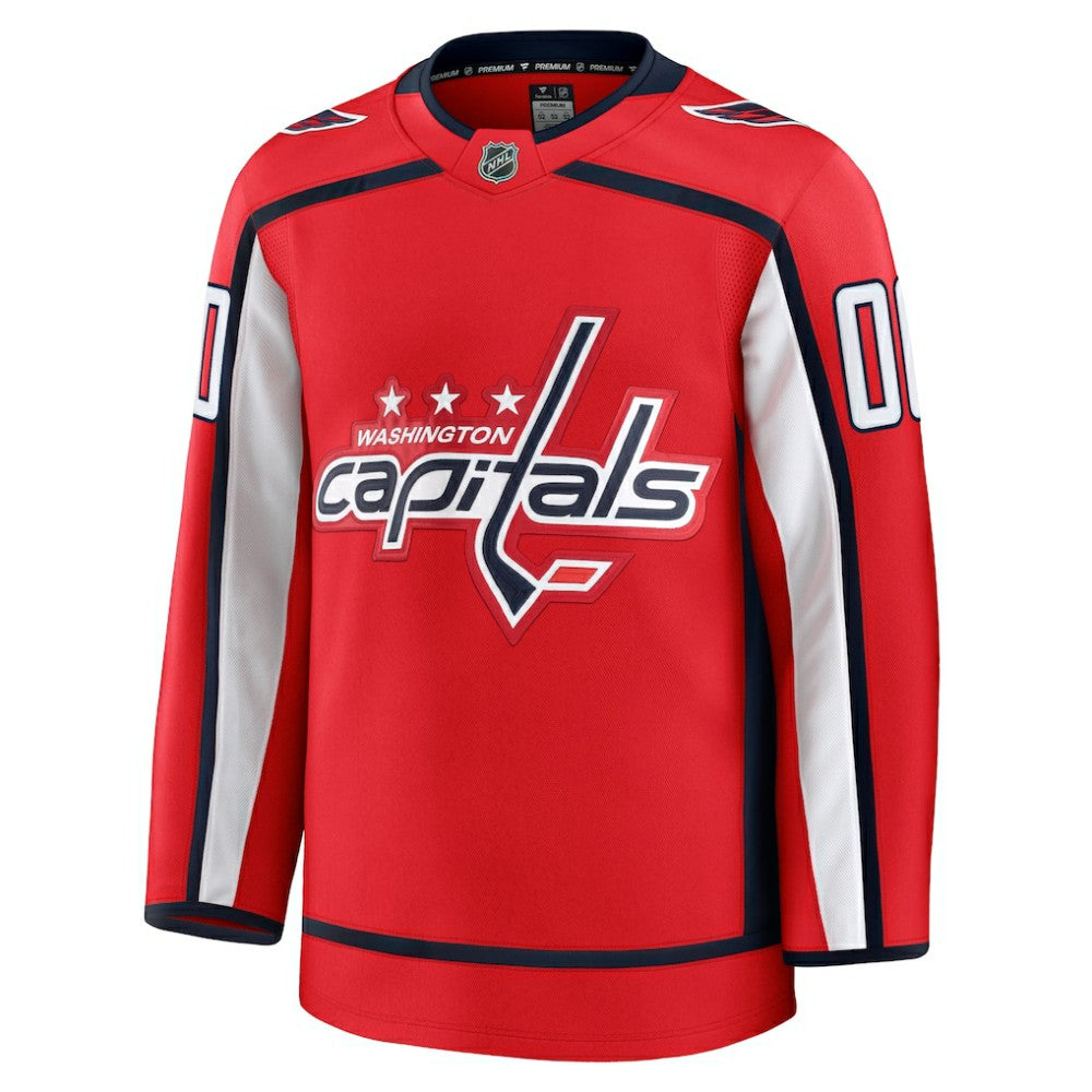 NHL Red Washington Capitals Fanatics Home Premium Custom Jersey