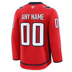 NHL Red Washington Capitals Fanatics Home Premium Custom Jersey