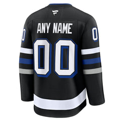 NHL Black Tampa Bay Lightning Fanatics Alternate Premium Custom Jersey