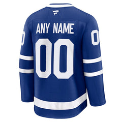 NHL Blue Toronto Maple Leafs Fanatics Home Premium Custom Jersey