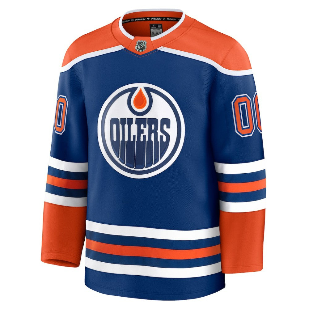 NHL Royal Edmonton Oilers Fanatics Home Premium Custom Jersey