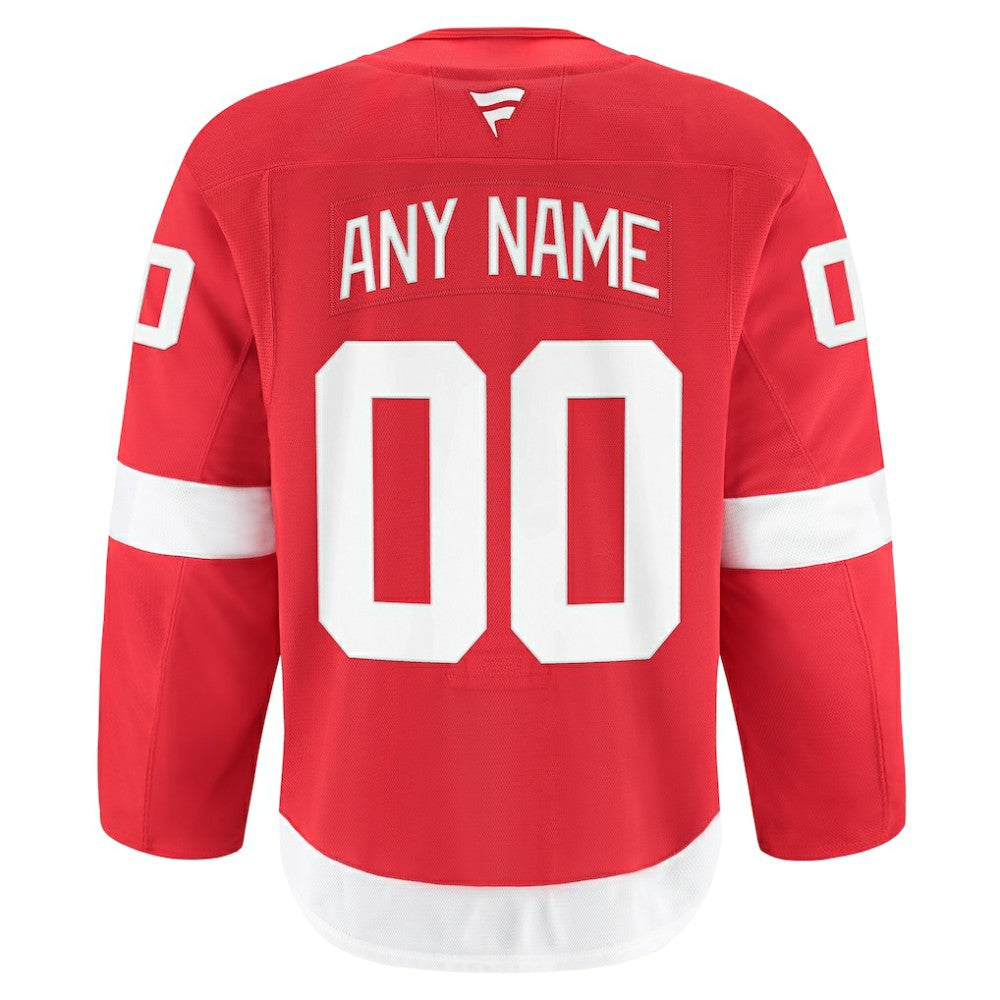 NHL Red Detroit Red Wings Fanatics Home Authentic Pro Custom Jersey