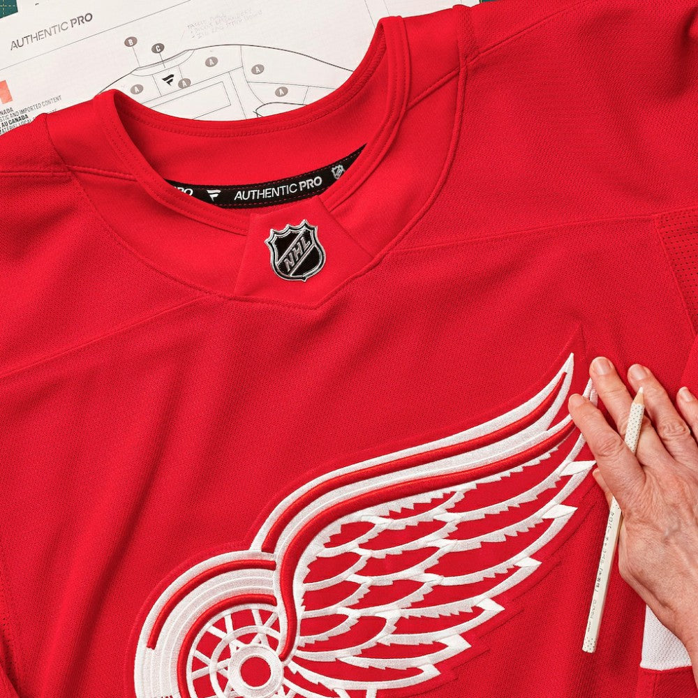 NHL Red Detroit Red Wings Fanatics Home Authentic Pro Custom Jersey