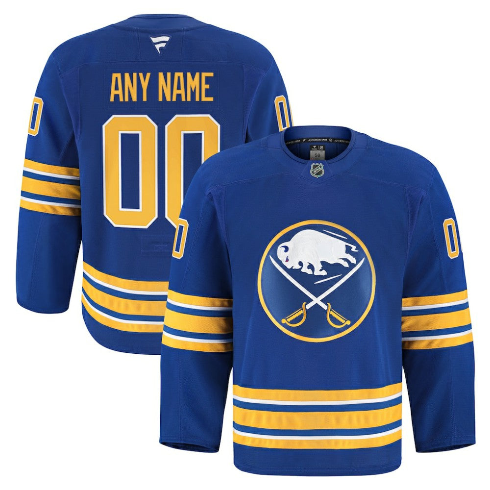 NHL Royal Buffalo Sabres Fanatics Home Authentic Pro Custom Jersey
