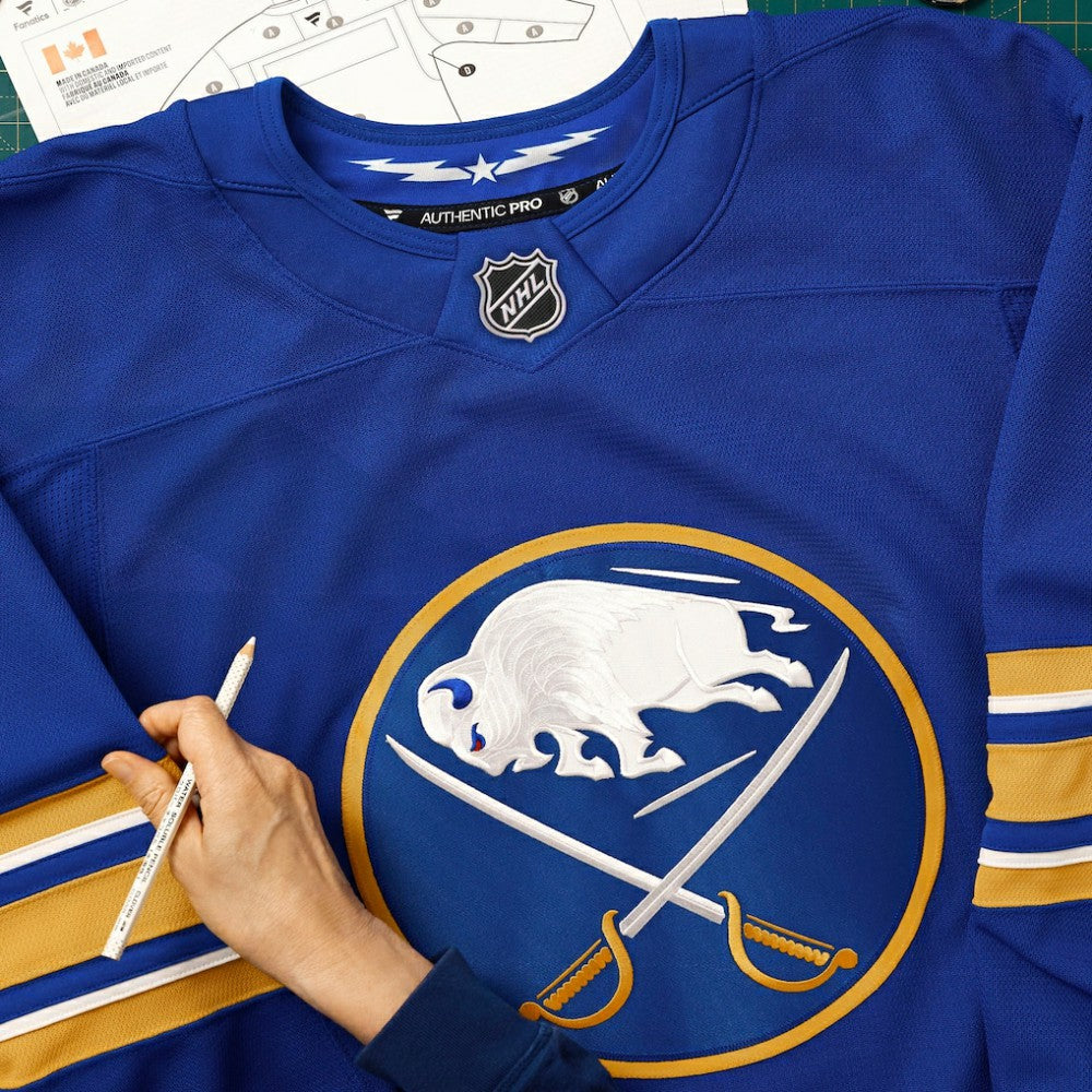 NHL Royal Buffalo Sabres Fanatics Home Authentic Pro Custom Jersey