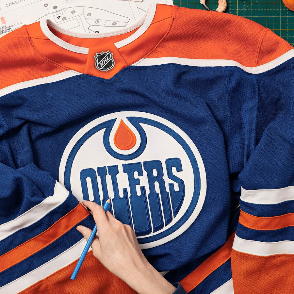 NHL Royal Edmonton Oilers Fanatics Home Authentic Pro Custom Jersey