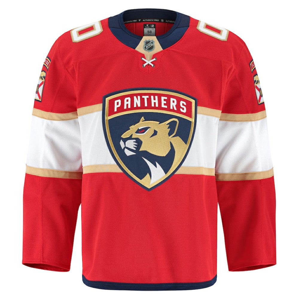 NHL Red Florida Panthers Fanatics Home Authentic Pro Custom Jersey