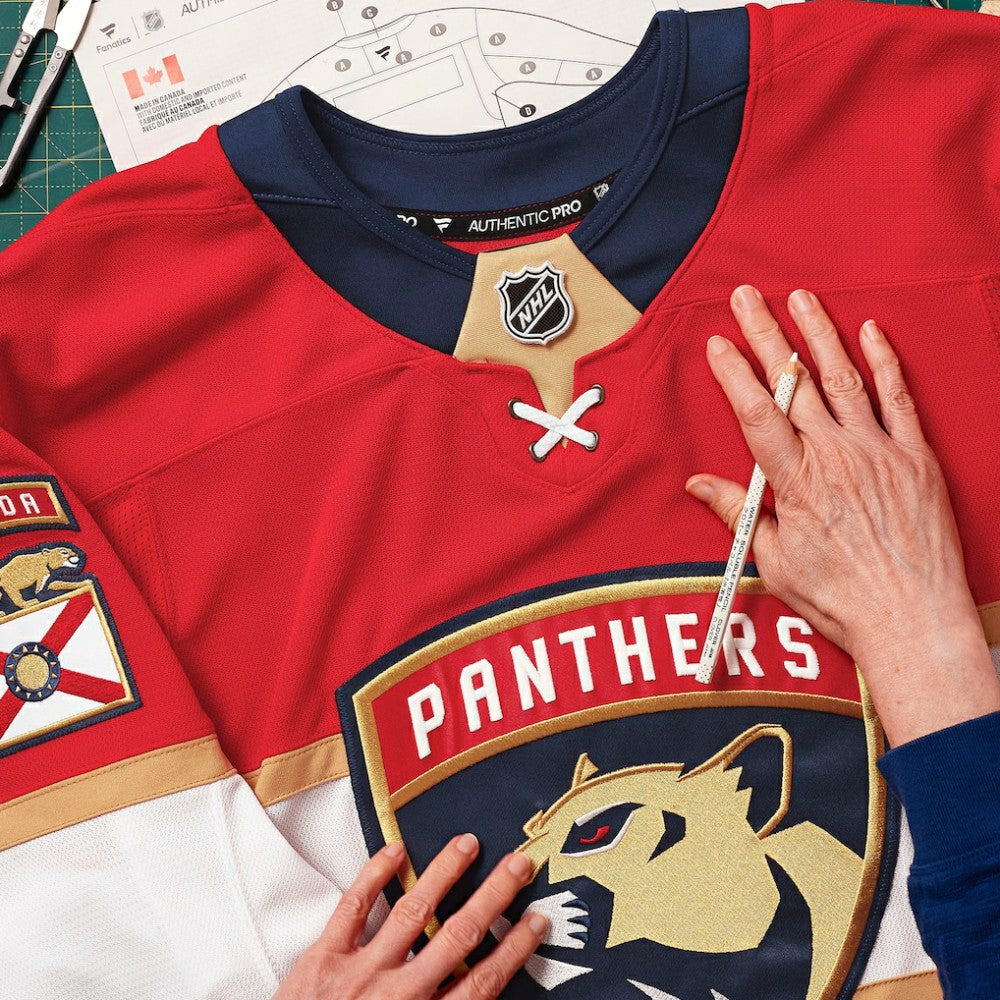 NHL Red Florida Panthers Fanatics Home Authentic Pro Custom Jersey