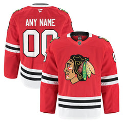 NHL Red Chicago Blackhawks Fanatics Home Authentic Pro Custom Jersey