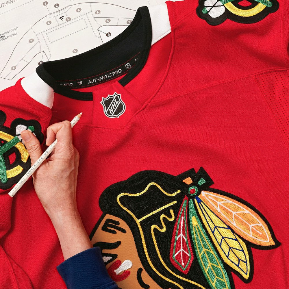 NHL Red Chicago Blackhawks Fanatics Home Authentic Pro Custom Jersey
