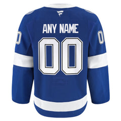 NHL Blue Tampa Bay Lightning Fanatics Home Authentic Pro Custom Jersey