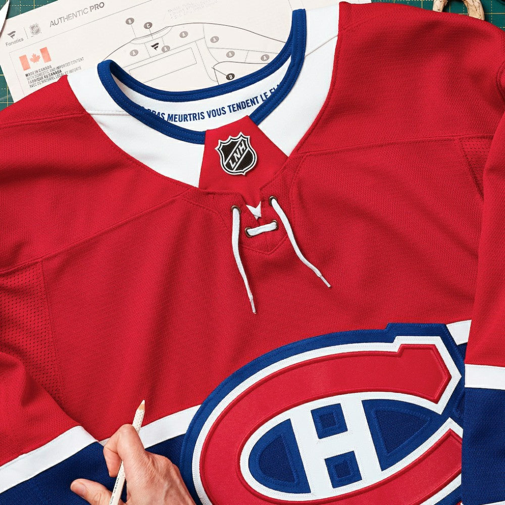 NHL Red Montreal Canadiens Fanatics Home Authentic Pro Custom Jersey