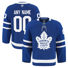 NHL Blue Toronto Maple Leafs Fanatics Home Authentic Pro Custom Jersey
