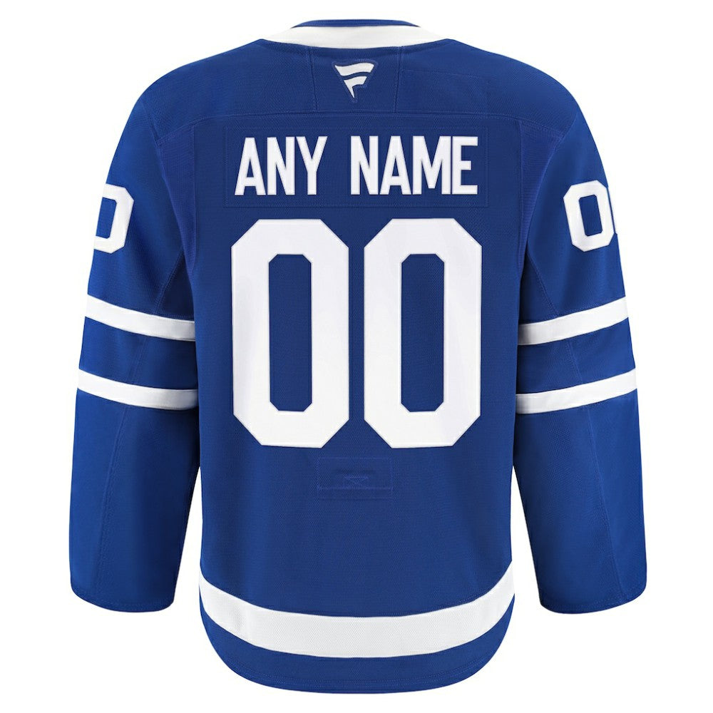 NHL Blue Toronto Maple Leafs Fanatics Home Authentic Pro Custom Jersey