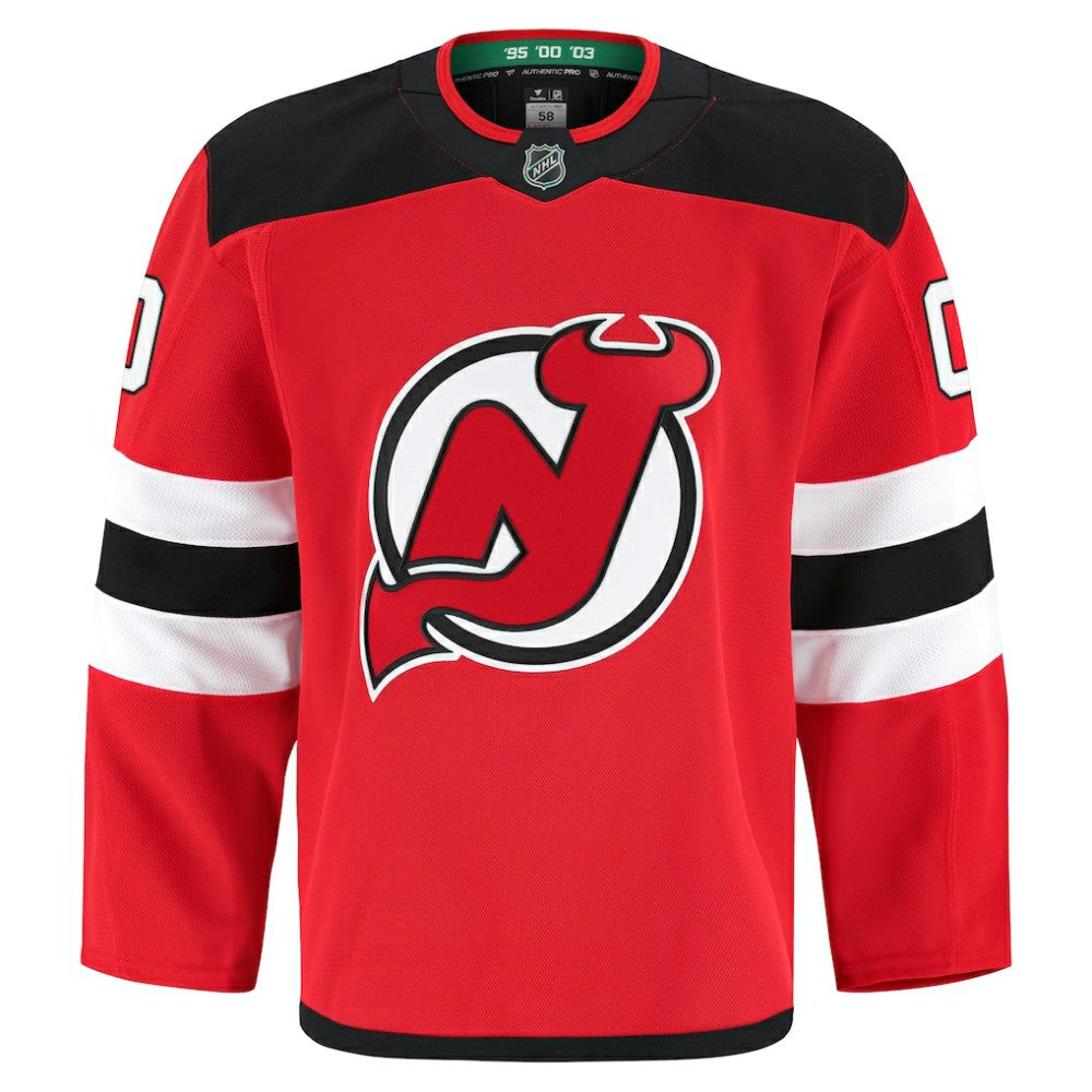 NHL Red New Jersey Devils Fanatics Home Authentic Pro Custom Jersey