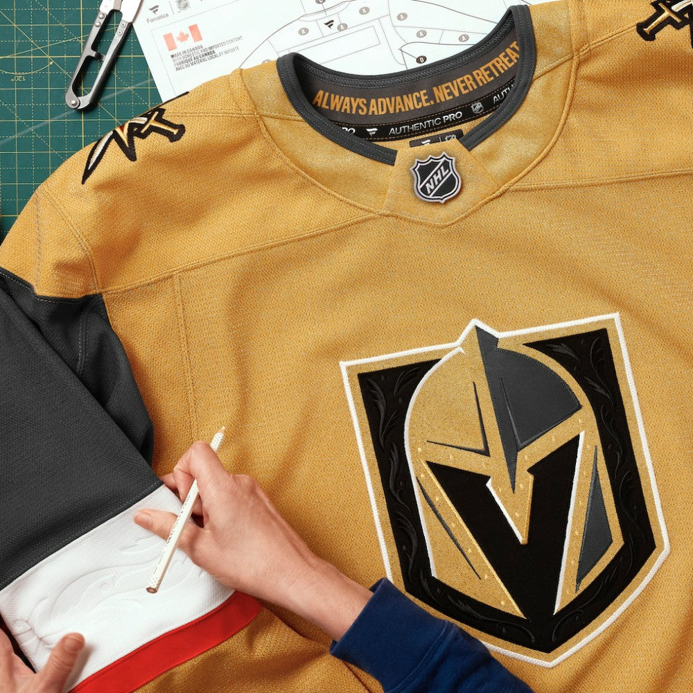 NHL Gold Vegas Golden Knights Fanatics Home Authentic Pro Custom Jersey
