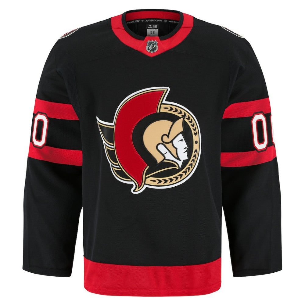 NHL Black Ottawa Senators Fanatics Home Authentic Pro Custom Jersey