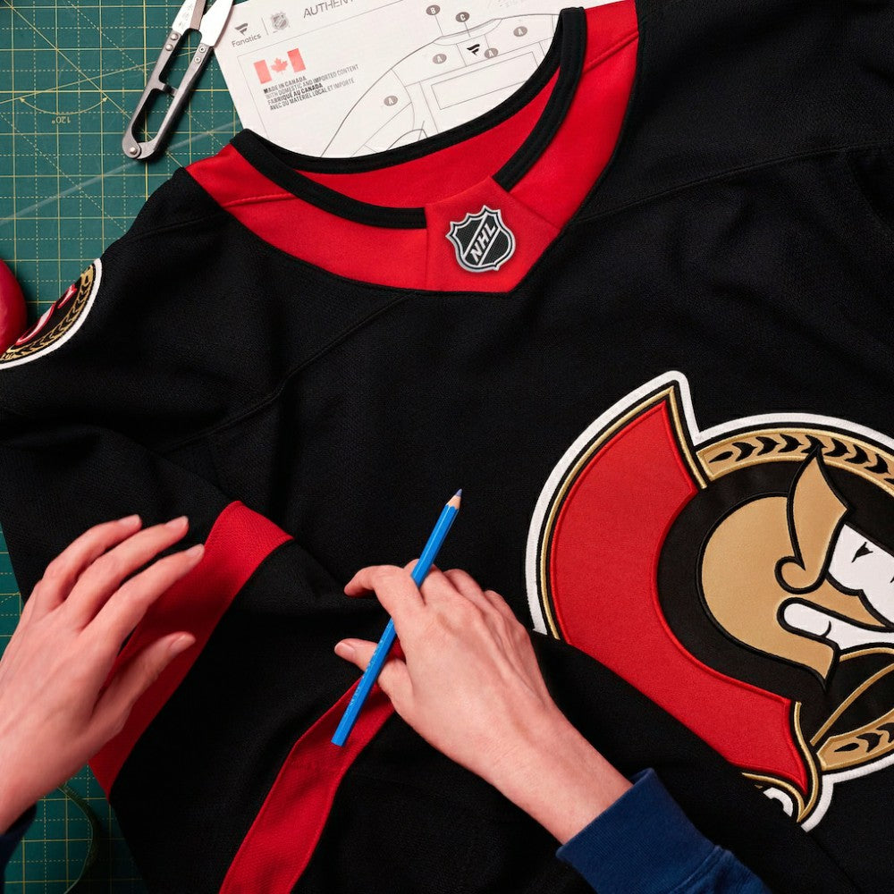 NHL Black Ottawa Senators Fanatics Home Authentic Pro Custom Jersey
