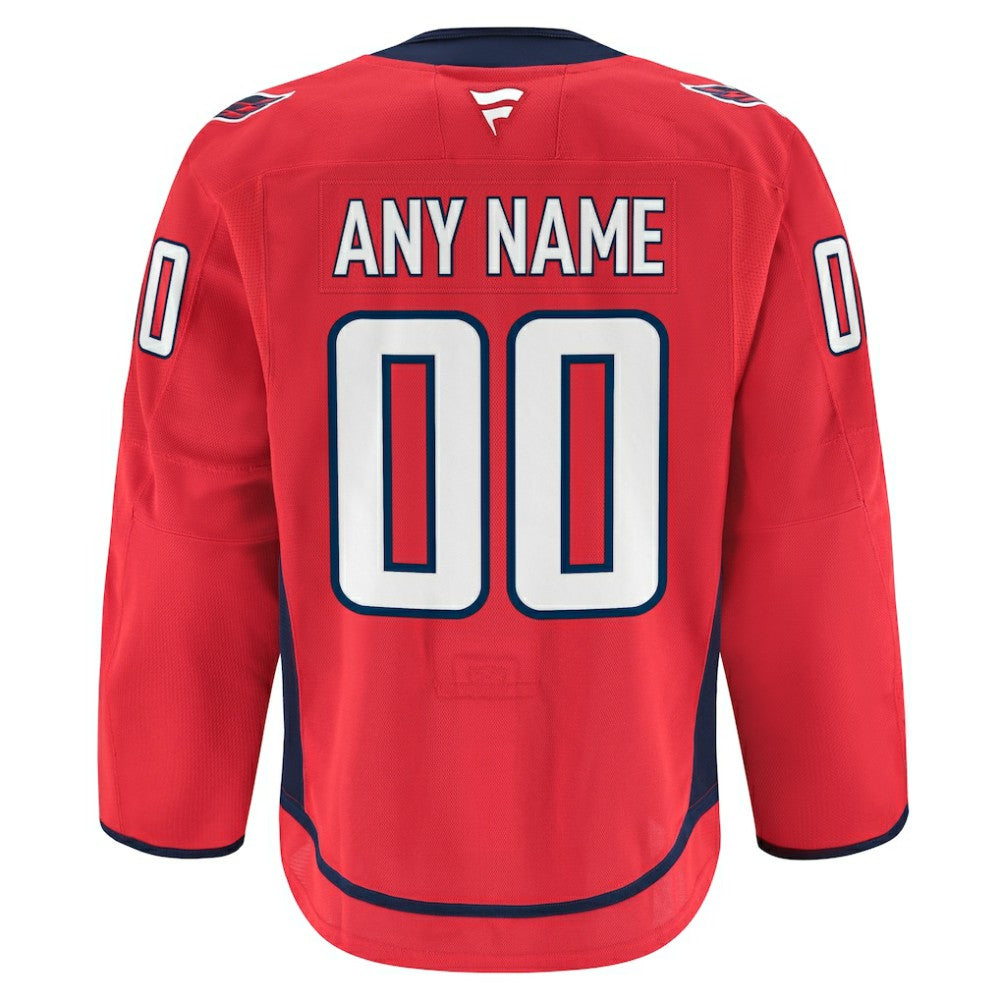 NHL Red Washington Capitals Fanatics Home Authentic Pro Custom Jersey