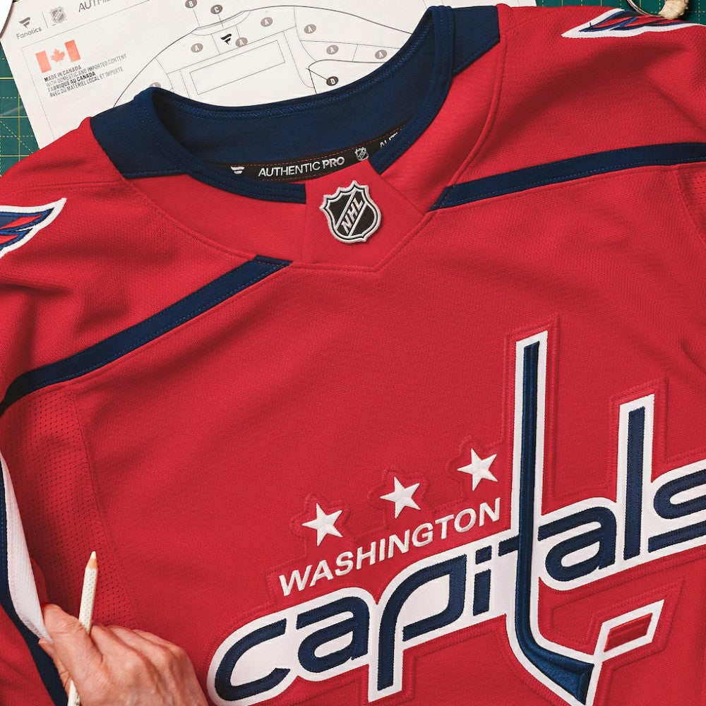 NHL Red Washington Capitals Fanatics Home Authentic Pro Custom Jersey