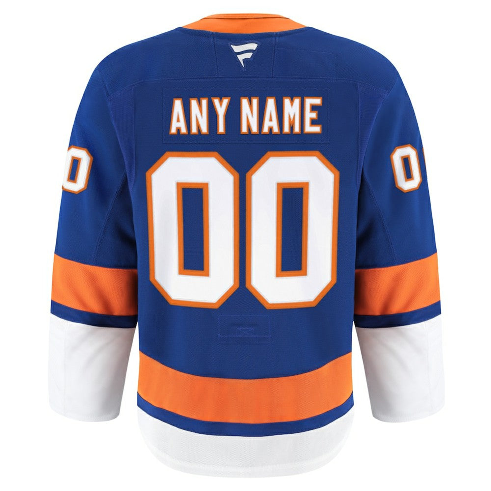 NHL Royal New York Islanders Fanatics Home Authentic Pro Custom Jersey