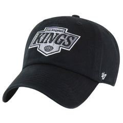 NHL Black Los Angeles Kings '47 Core Logo Clean Up Adjustable Hat
