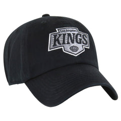 NHL Black Los Angeles Kings '47 Core Logo Clean Up Adjustable Hat