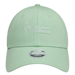 AC Milan New Era Women's Script 9FORTY Adjustable Hat - New Era Light Green