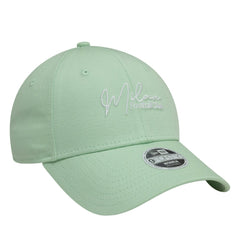 AC Milan New Era Women's Script 9FORTY Adjustable Hat - New Era Light Green