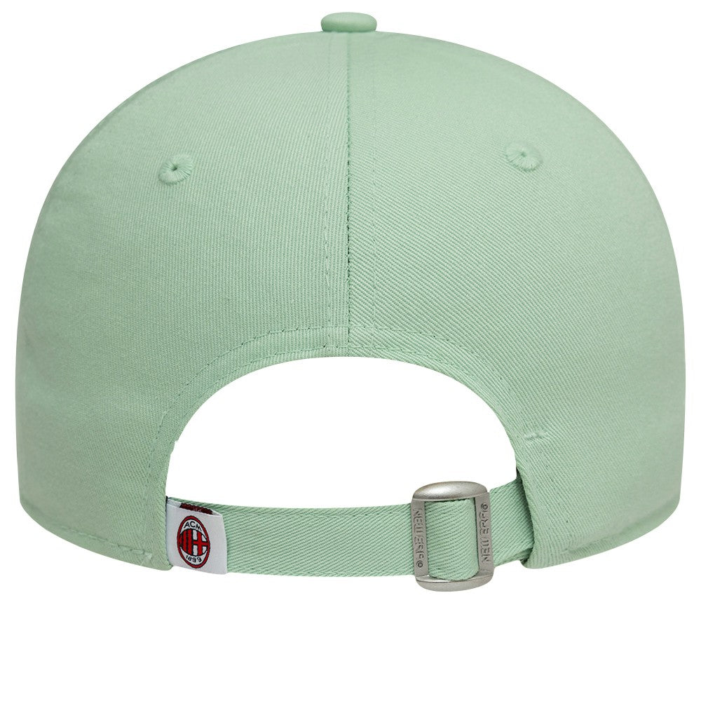 AC Milan New Era Women's Script 9FORTY Adjustable Hat - New Era Light Green