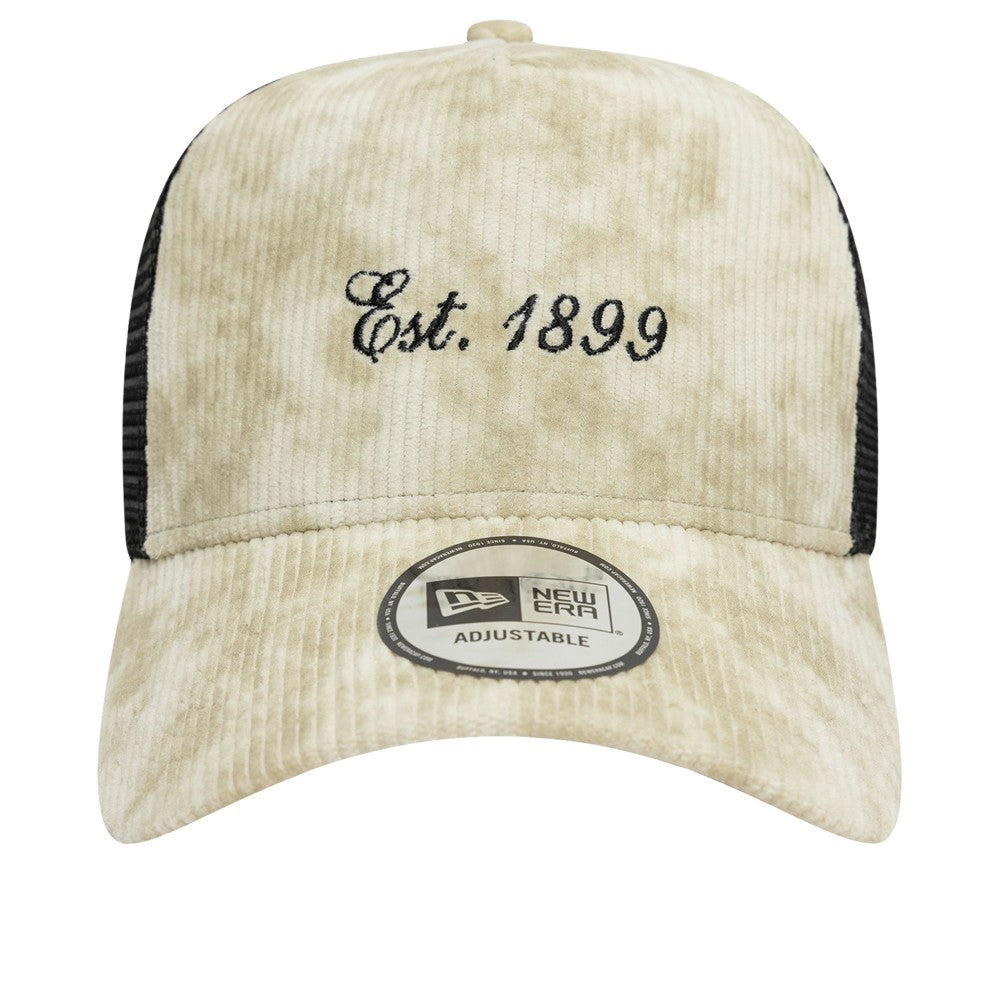 AC Milan New Era Corduroy Trucker Adjustable Hat - New Era Tan