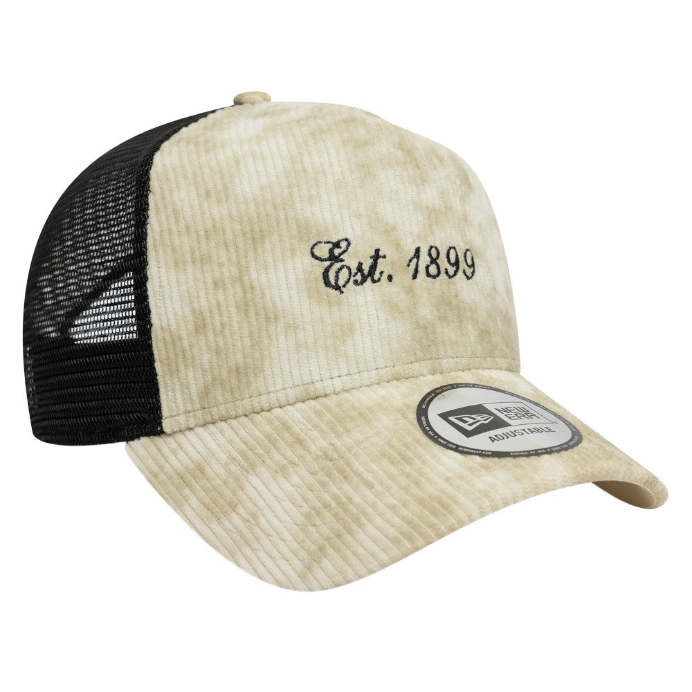 AC Milan New Era Corduroy Trucker Adjustable Hat - New Era Tan