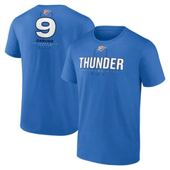 NBA Alex Caruso Oklahoma City Thunder Behind The Back Name & Number T-Shirt - Blue cheap
