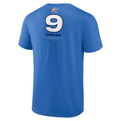 NBA Alex Caruso Oklahoma City Thunder Behind The Back Name & Number T-Shirt - Blue cheap