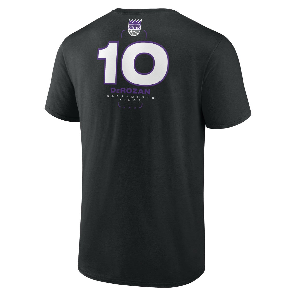 NBA DeMar DeRozan Sacramento Kings Behind The Back Name & Number T-Shirt - Black cheap