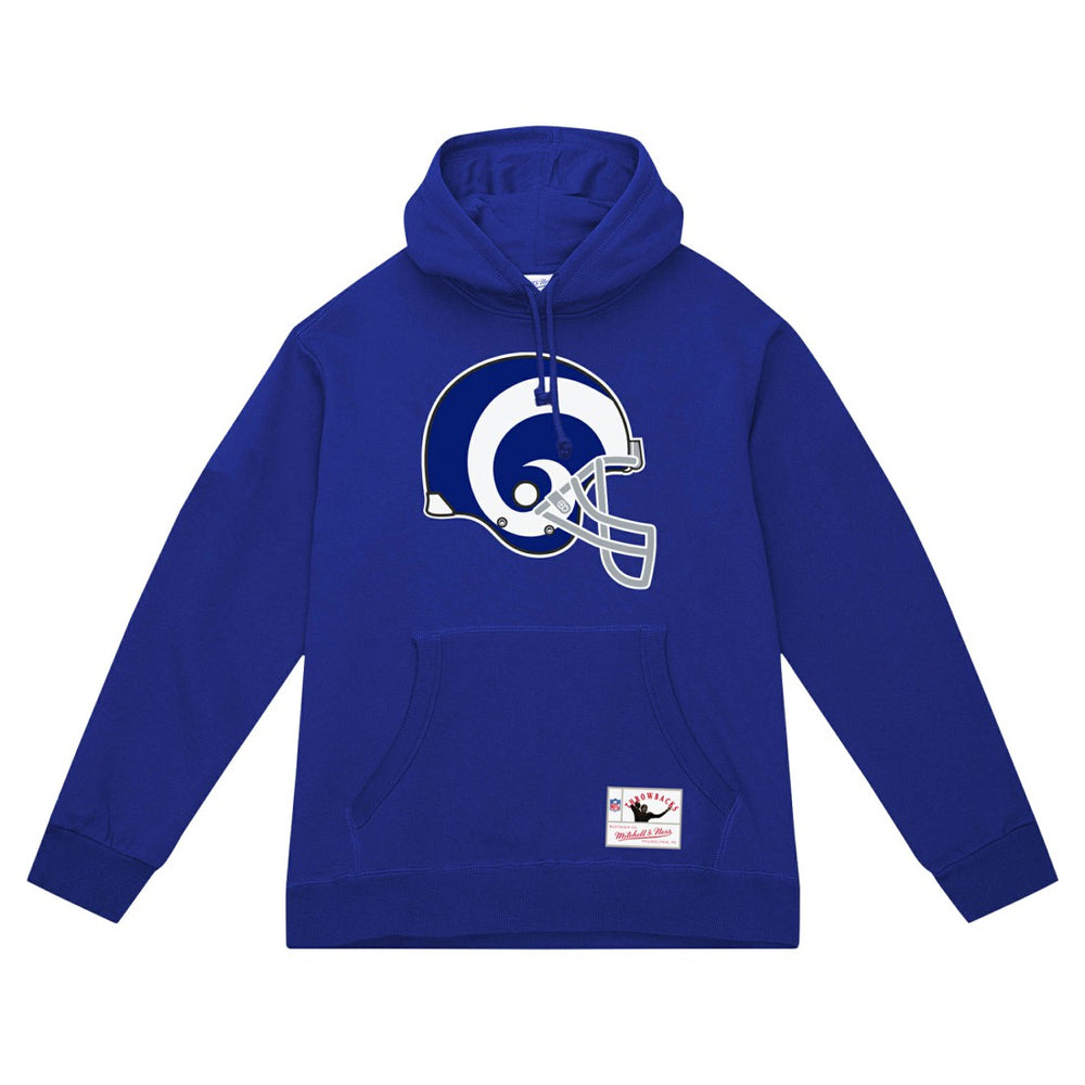Helmet Logo Vintage Pullover Hoodie - Los Angeles Rams
