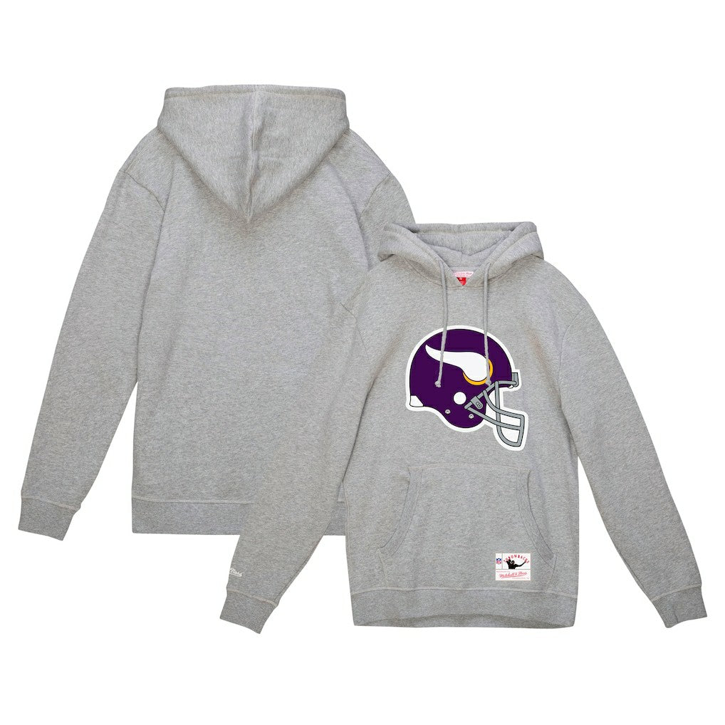 Helmet Logo Vintage Pullover Hoodie - Minnesota Vikings