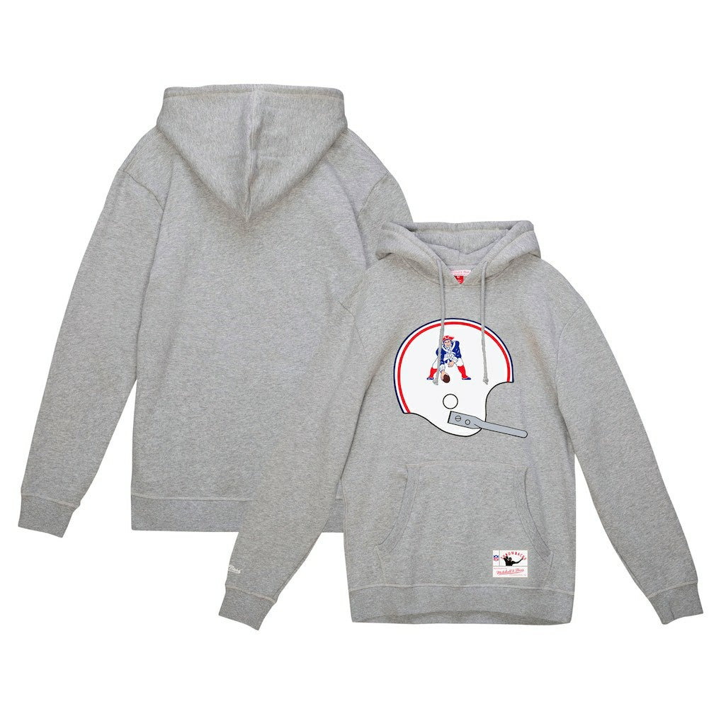 Helmet Logo Vintage Pullover Hoodie - New England Patriots