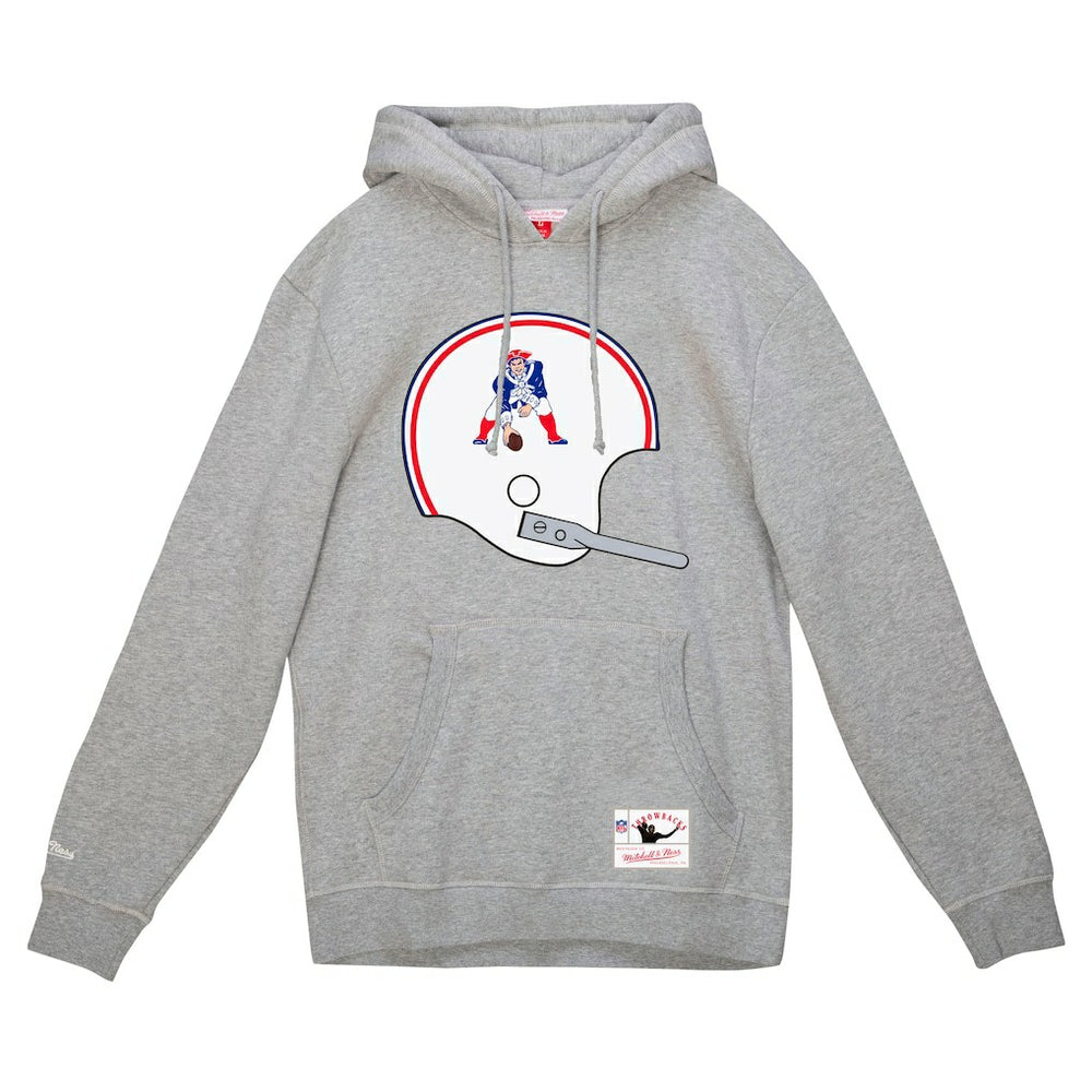 Helmet Logo Vintage Pullover Hoodie - New England Patriots