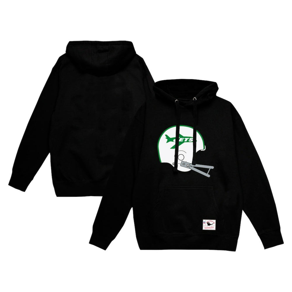 Helmet Logo Vintage Pullover Hoodie - New York Jets