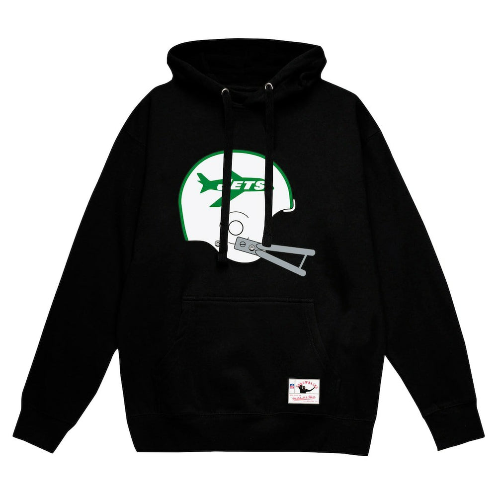 Helmet Logo Vintage Pullover Hoodie - New York Jets