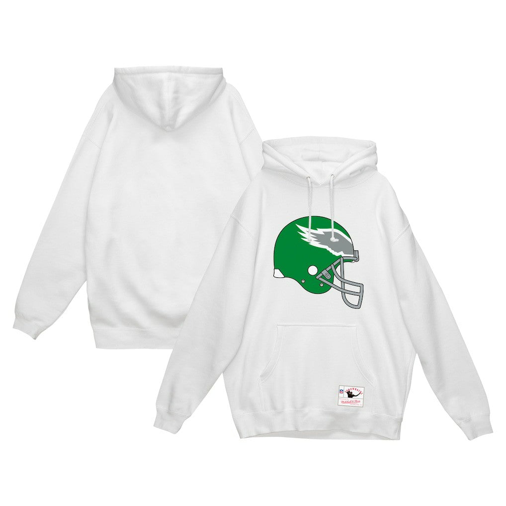 Helmet Logo Vintage Pullover Hoodie - Philadelphia Eagles