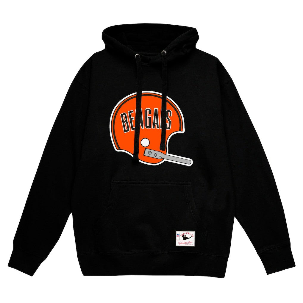 Helmet Logo Vintage Pullover Hoodie - Cincinnati Bengals