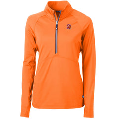 Cutter & Buck Women's DryTec Adapt Eco Knit Stretch Recycled Raglan Half-Zip Top - Tampa Bay Buccaneers