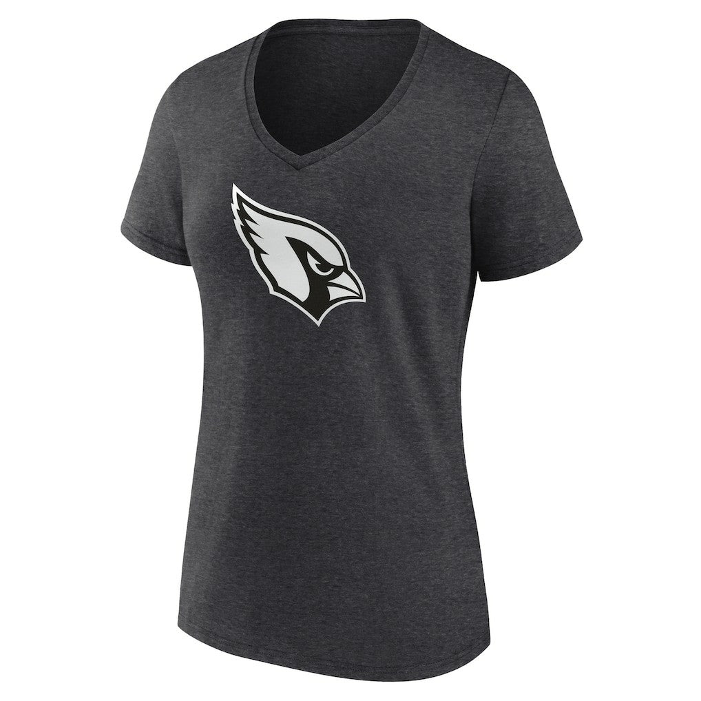 Women's Personalized Name & Number Monochrome V-Neck Long Sleeve T-Shirt - Arizona Cardinals