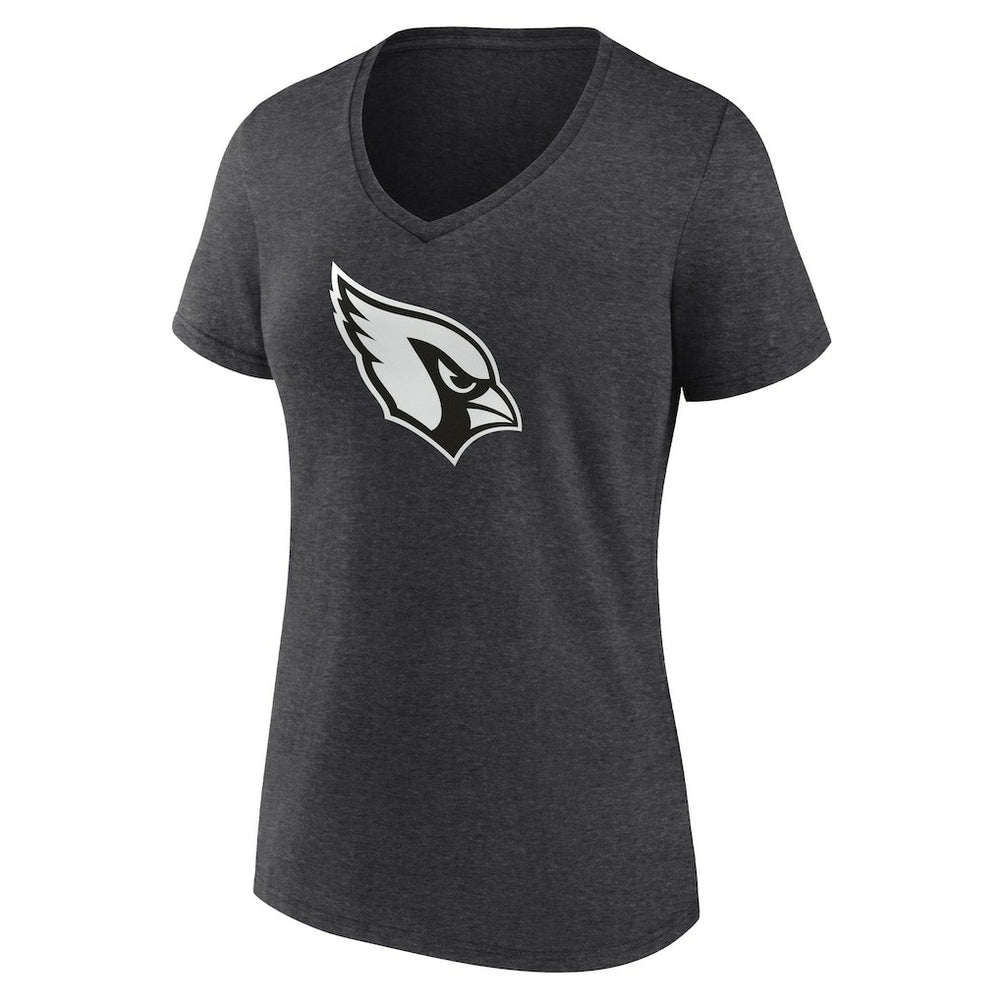 Women's Personalized Name & Number Monochrome V-Neck Long Sleeve T-Shirt - Arizona Cardinals